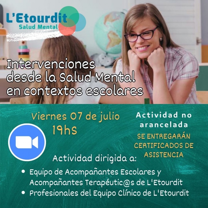 Intervenciones desde la Salud Mental en Contextos Escolares